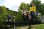 Bored Statues in the Park