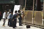 Locals Visiting a Shrine