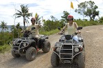 Taking ATVs to Mt. Luho